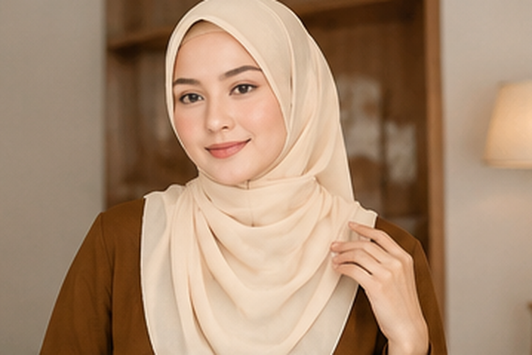 Inspirasi warna jilbab untuk baju coklat, mulai dari hitam, beige, dusty pink, hingga navy agar tampilan makin stylish dan elegan.
