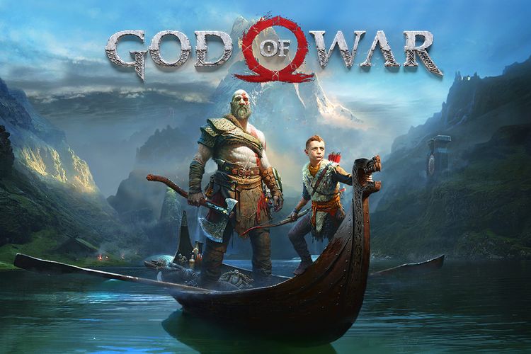 Ilustrasi game God of War.