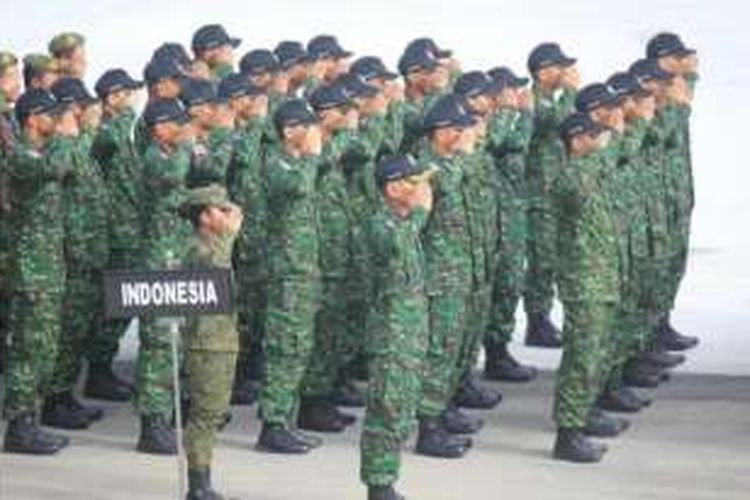 Kontingen Indonesia yang tampil pada ajang AARM 26/2016 di Lapangan Tembak di Camp O'Donell, Tarlac Filipina.