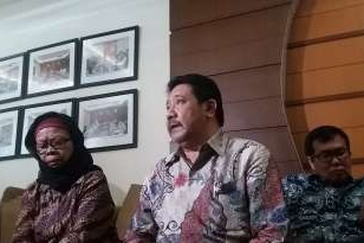 Kerua Setara Institute Hendardi di Gedung Dewan Pertimbangan Presiden, Veteran, Jakarta Pusat, Selasa (28/3/2016)