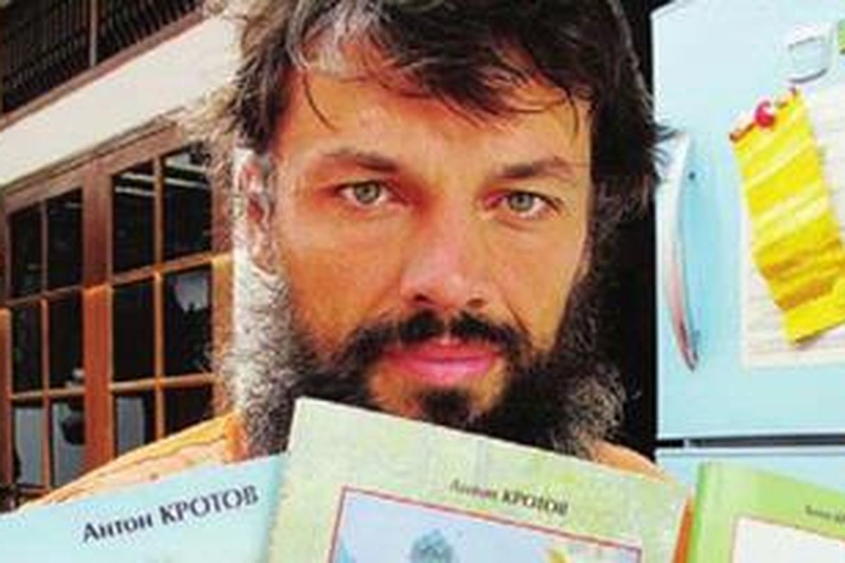 Anton Krotov, backpacker dari Rusia.