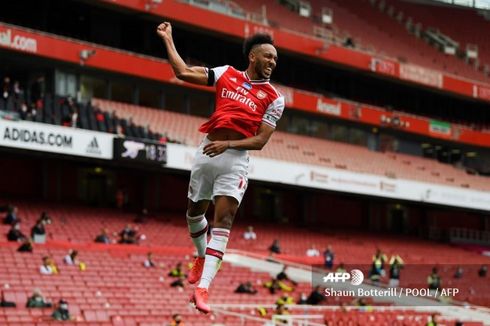 Arsenal Vs Norwich, Aubameyang Pecahkan Rekor Thierry Henry