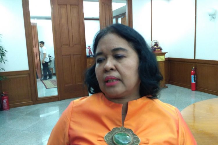 Kepala Dinas Pariwisata DKI Jakarta Tinia Budiati di Balai Kota DKI Jakarta, Kamis (14/9/2017). 