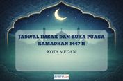 Jadwal Imsak dan Buka Puasa Kota Medan Hari Ini, Jumat 20 Februari 2026
