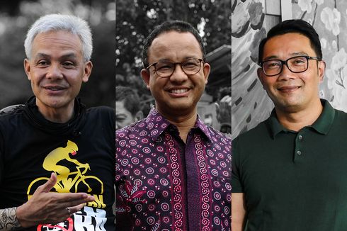 Elektabilitas Tinggi, Mungkinkah Ridwan Kamil, Anies, dan Ganjar Diusung Partai Jadi Capres?