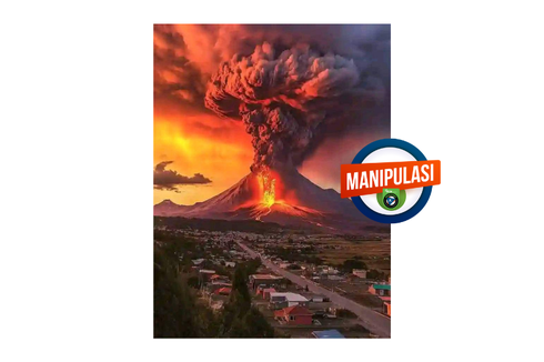 INFOGRAFIK: Foto AI Perlihatkan Erupsi Gunung Lewotobi Beredar di Medsos