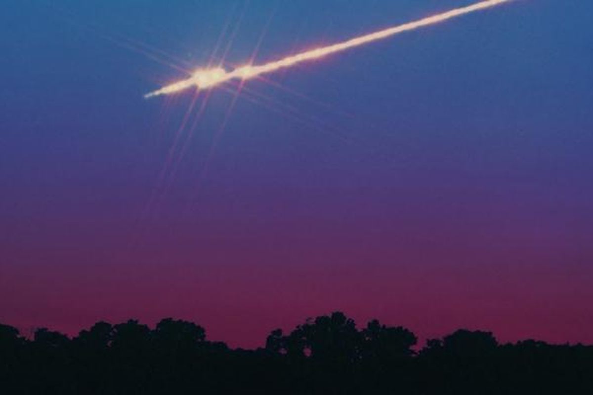 Ilustrasi meteor