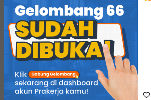 Masih Dibuka, Simak Syarat dan Cara Daftar Kartu Prakerja Gelombang 66