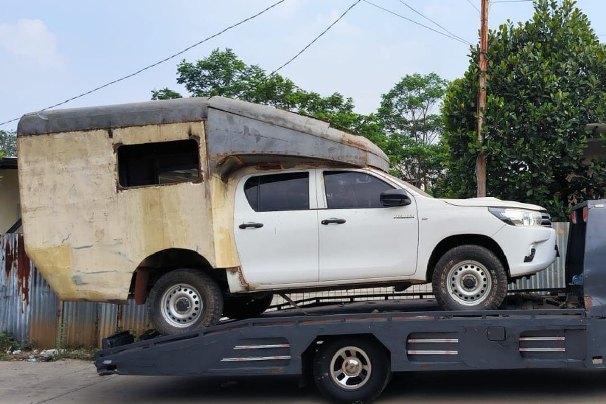 Toyota Hilux milik Rudy Heart Pakpahan