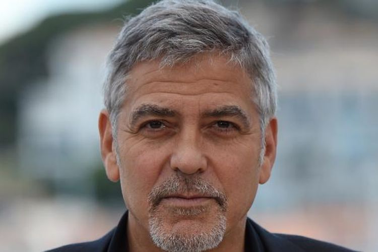 Aktor George Clooney menghadiri pemutaran film Money Monster di Festival Film Cannes di Kota Cannes, Perancis, Kamis (12/5/2016).