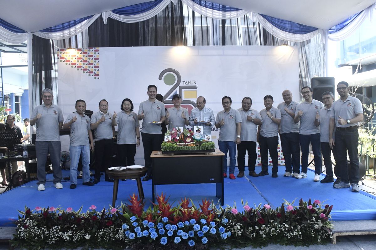 Perayaan hari jadi KPPU ke-25 tahun pada Sabtu (7/6/2025).