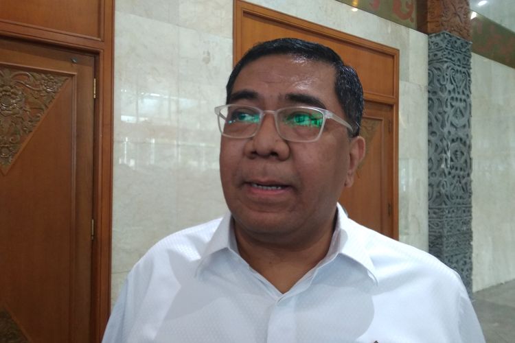 Wakil Ketua Umum Kelautan dan Perikanan Kadin Yugi Prayanto di Jakarta, Jumat (13/12/2019).