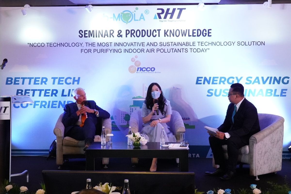Direktur Utama (Dirut) PT RHT Teknologi Indonesia Sianty Devi mengatakan, sejumlah penelitian membuktikan kualitas udara dalam ruang tak sepenuhnya bebas dari kontaminasi dan polutan, seperti bakteri, virus, debu, dan unsur kimia.  