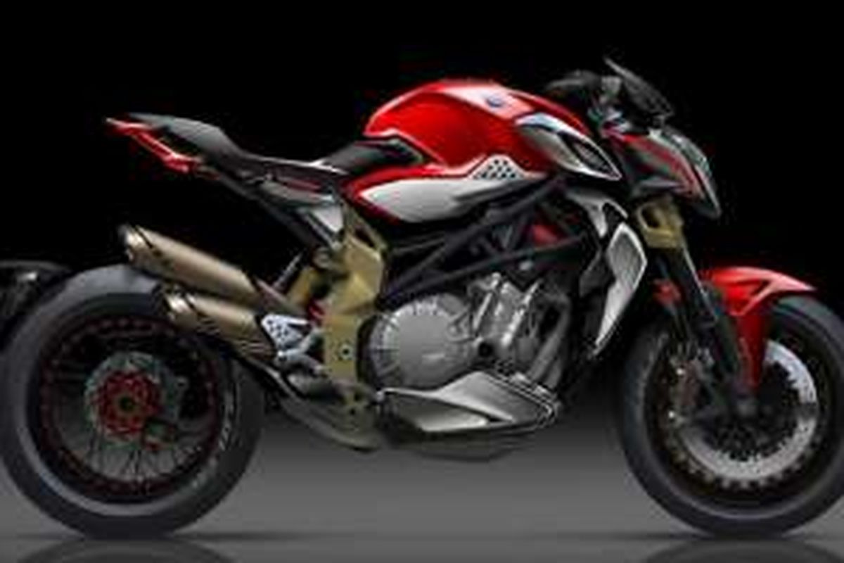 Sketsa MV Agusta Brutale.