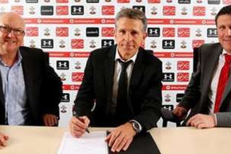 Claude Puel resmi menjadi manajer baru Southampton pada Kamis (30/6/2016). 