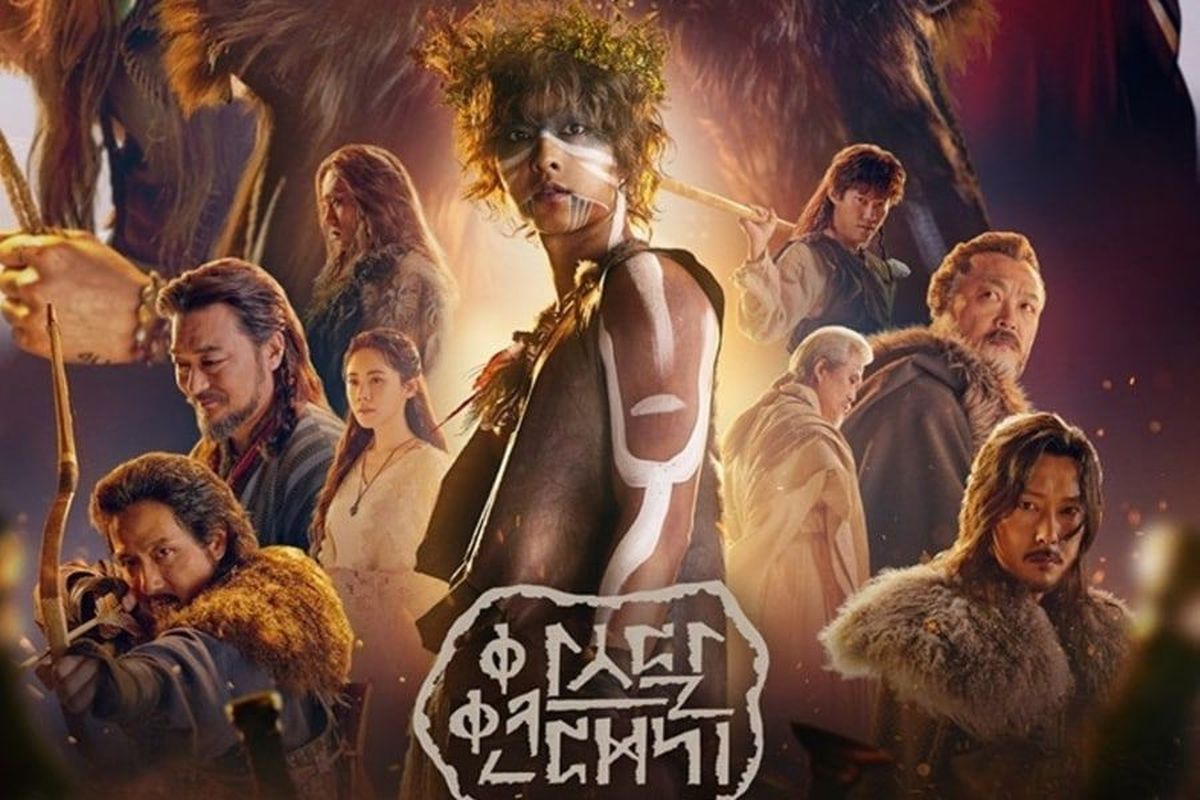 Poster drama seri Korea terbaru, Arthdal Chronicles.