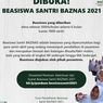 Beasiswa Baznas 2021 bagi Santri MI, MTs dan MA