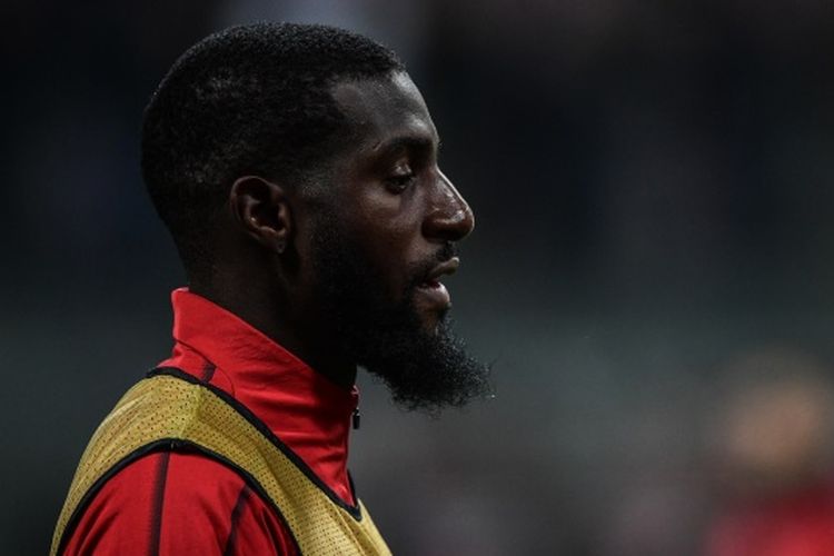 Gelandang bertahan AC Milan, Tiemoue Bakayoko, Selasa (7/5/2019)