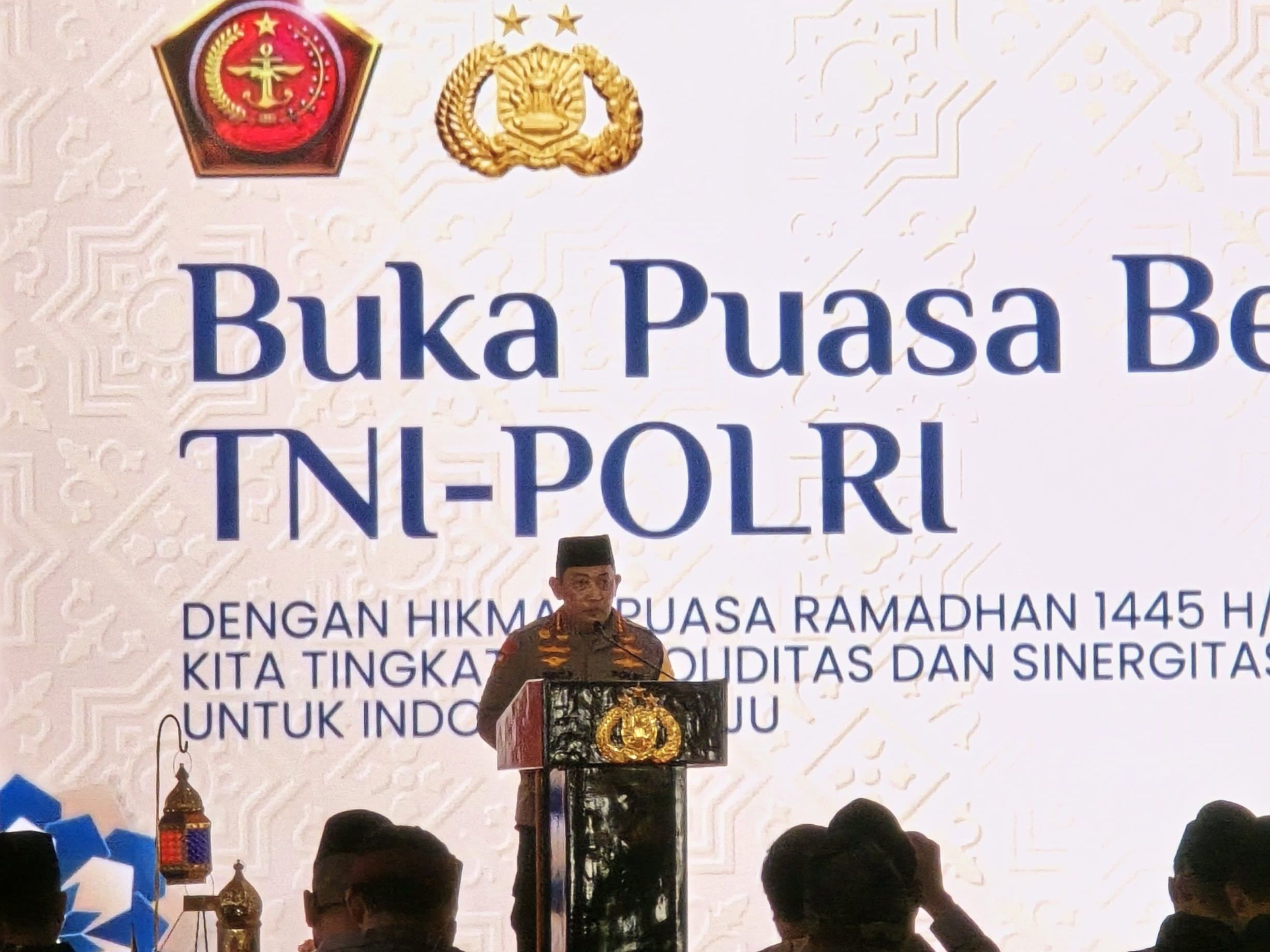 Kapolri, Panglima TNI, dan Jusuf Kalla Buka Puasa Bareng Jajaran TNI-Polri