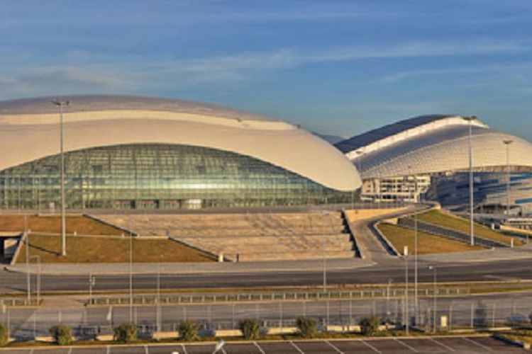 Stadion Fisht di kota Sochi, Rusia.
