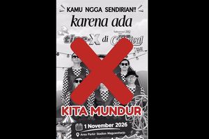 Tipe-X Ikut Mundur dan Batal Tampil di RANS Carnival 