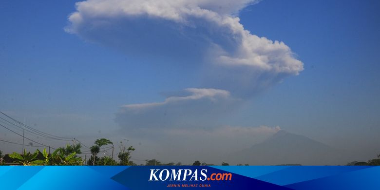 Daftar Gunung Yang Meletus Dalam 5 Tahun Terakhir Halaman All Kompas Com