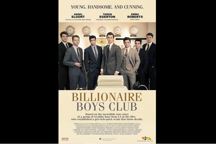 Film drama kriminal Billionaire Boys Club (2018) diadaptasi dari kisah nyata yang dialami Joseph Henry Gamsky alias Joe Hunt.
