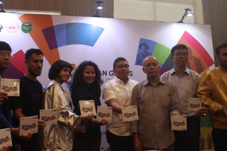Peluncuran Album Asian Games 2018 di restoran siap saji KFC Kemang, Jakarta Selatan. Dihadiri oleh berbagai pihak mulai dari Inasgoc, ASIRI, Jagonya Music dan Sport, Marketing KFC, serta para musisi dan penyanyi official song Asian Games 2018