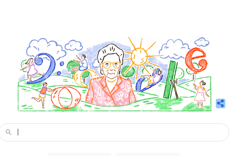 Ibu Kasur google doodle