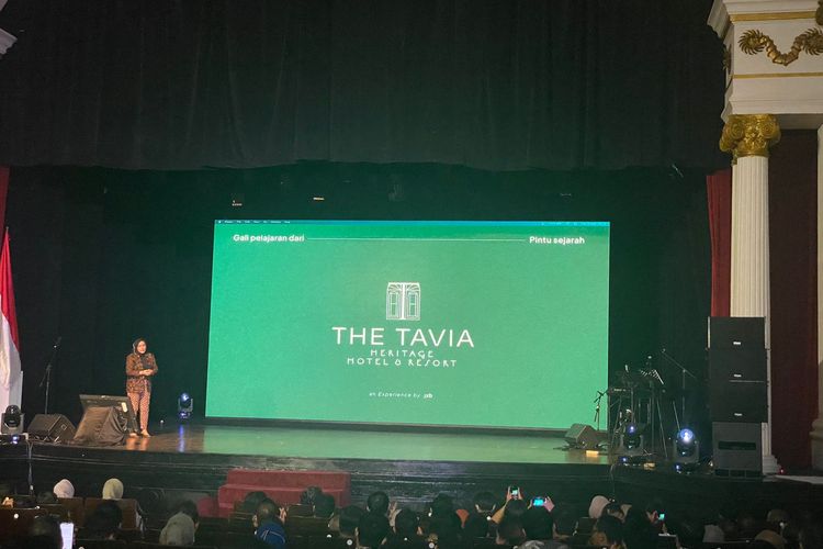 Peluncuran The Tavia Collection, hotel bernuansa Betawi dan Batavia, dari Jakarta Experience Board (JXB) di Jakarta, Selasa (16/5/2023).