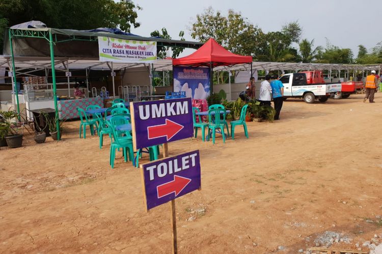 Rest area di ruas tol fungsional Pejagan-Pemalang-Batang.