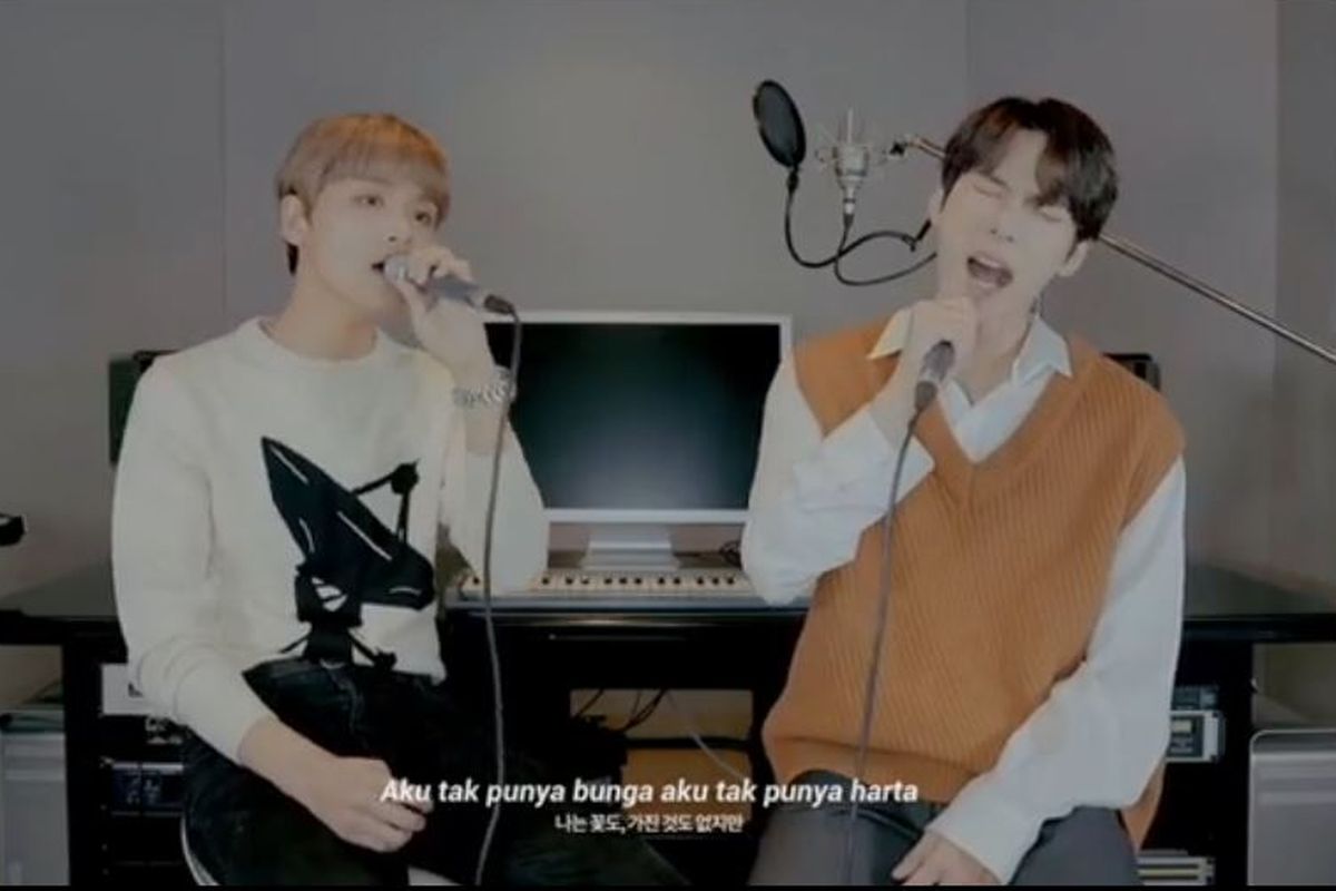 Dua member boyband Korea Selatan NCT127, Haechan dan Doyoung saat mengcover lagu Cinta Luar Biasa milik Andmesh Kamaleng. Penampilan mereka banyak dipuji karena sangat fasih melafalkannya dalam bahasa Indonesia.