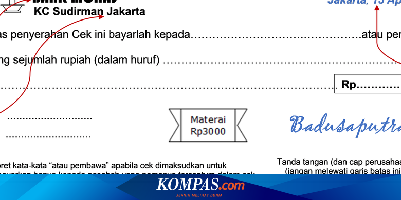 Mengenal Apa Itu Giro Cek Dan Bilyet Giro Halaman All Kompas Com