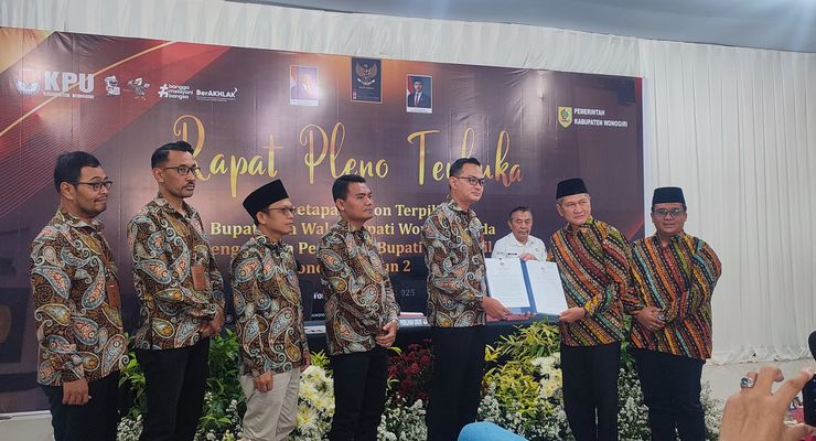 Setyo Sukarno dan Imron Rizkyarno Terpilih Bupati Wonogiri 2025-2030