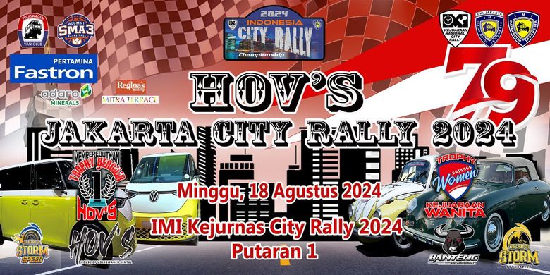 HOV'S Jakarta City Rally 2024.