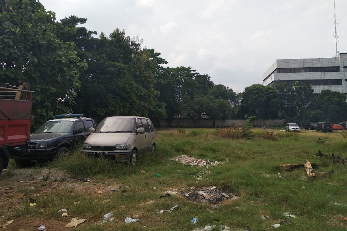 Lapangan Hek yang diperjuangkan Lurah Kramat Jati, Jakarta Timur, Rabu (16/5/2018)