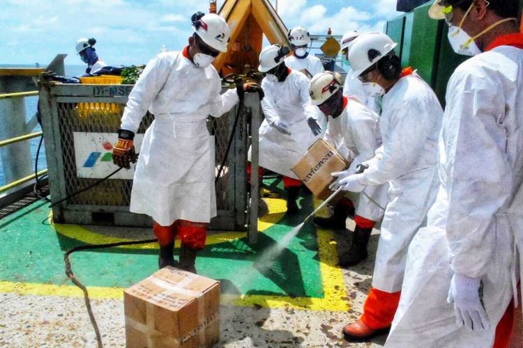 PT Pertamina Hulu Energi Offshore North West Java (PHEONWJ) memastikan operasi di lapangan tetap berjalan dengan baik di tengah kondisi pandemi Corona Virus Disease 2019 (Covid-19).