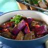 Resep Semur Terong Ungu Kuah Santan, Spesial dengan Potongan Daging Sapi