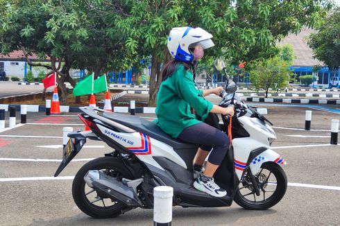 Menjajal Trek Baru Ujian SIM C di Satpas Daan Mogot Jakarta Barat