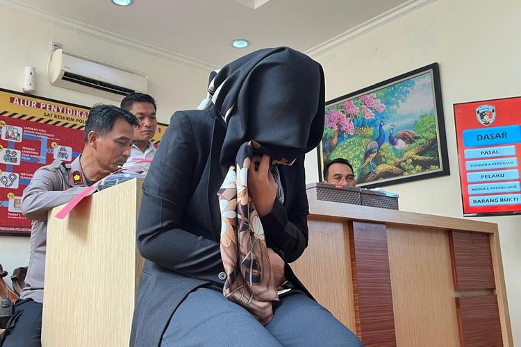 Pelaku pembuangan bayi di Semarang ditangkap polisi, Rabu (29/5/2024).