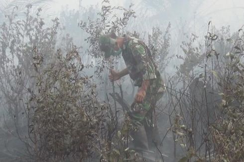 1.500 Hektar Lahan Gambut Terbakar di OKI Dipadamkan dengan Alat Seadanya