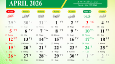 Kalender Jawa April 2026 Lengkap dengan Weton: Tanggal Islam, Pasaran, dan Hari Baik