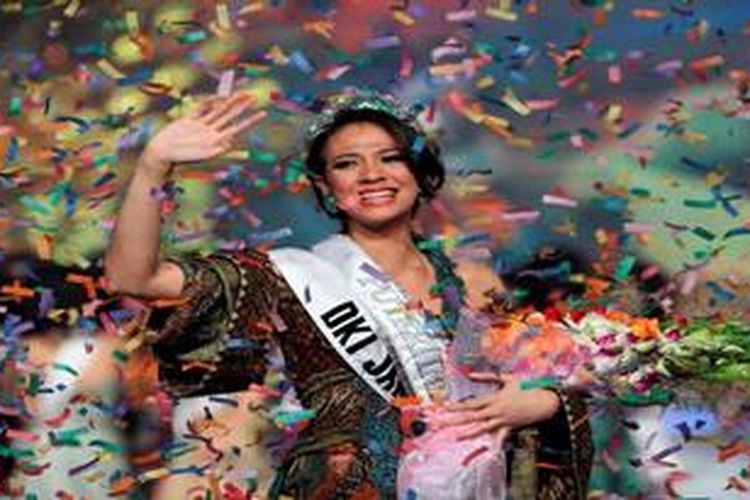 Nadine Alexandra Dewi Ames dinobatkan sebagai Putri Indonesia 2010, Jumat (8/10/2010) malam.