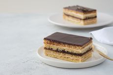 Resep Opera Cake, Cita Rasa Almond, Kopi, dan Cokelat Jadi Satu 