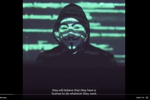 Video Ancamannya terhadap Kepolisian Minneapolis Viral, Siapa Anonymous?