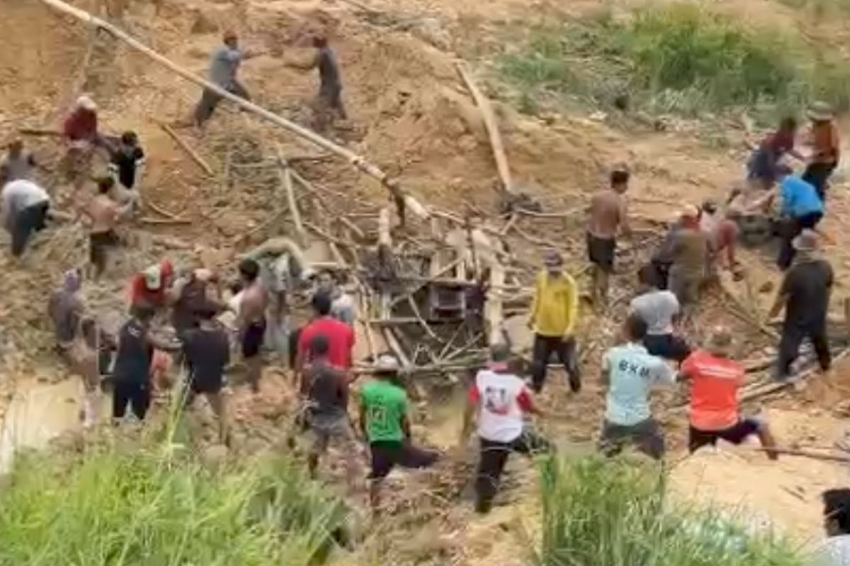 Longsor di Pendulangan Intan Banjarbaru, Seorang Pekerja Tertimbun