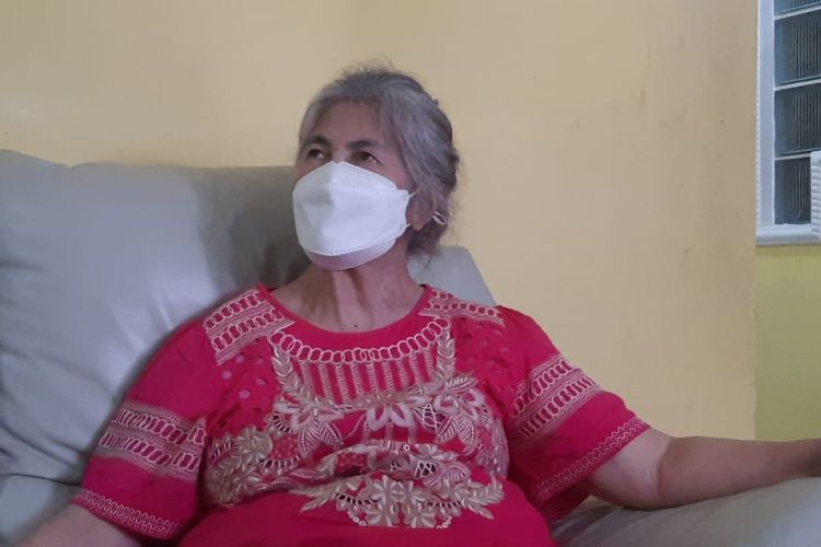 Yusni Etty (67), korban penganiayaan oleh Asisten Rumah Tangga-nya, pada 15 dan 16 Mei 2021 