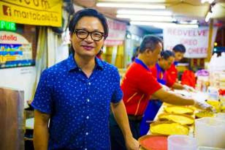 Luke Nguyen, pakar kuliner  Vietnam-Australia saat mampir di Jakarta. 