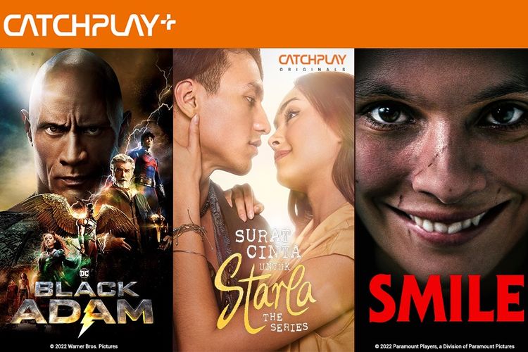 CATCHPLAY+ Hadirkan Black Adam hingga Smile
