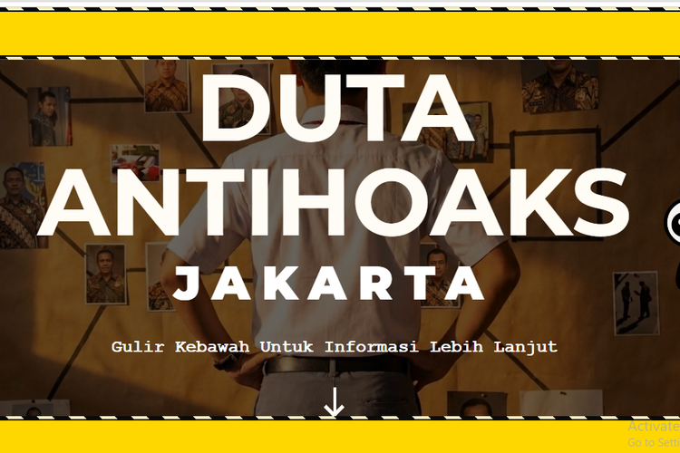 Pemprov DKI Jakarta Buka Seleksi Duta Antihoaks, Khusus Pelajar SMA Negeri